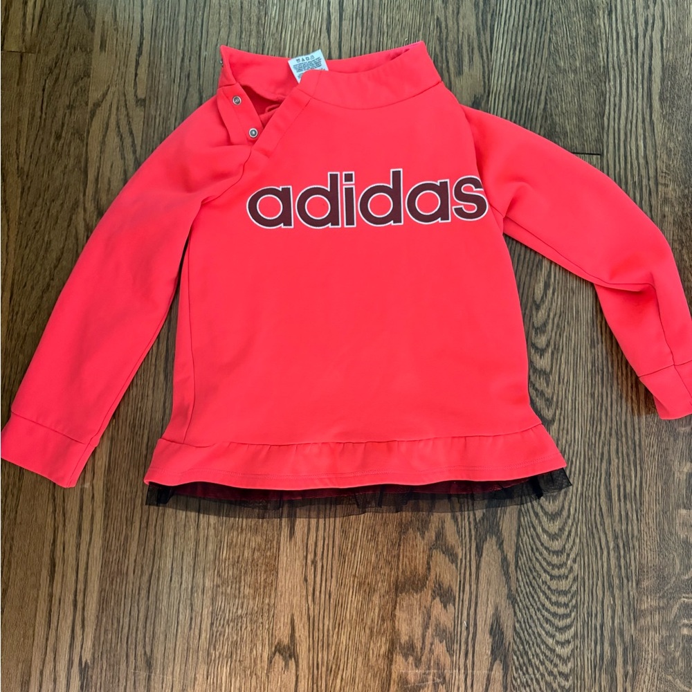 Adidas Kids pink Long Sleeve Top